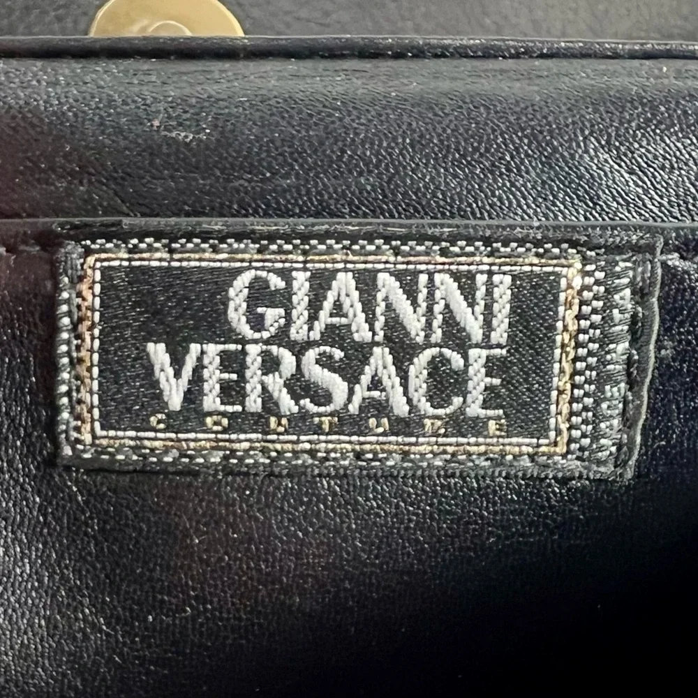 Gianni Versace Mini Leather Medusa Medallion Shoulder Bag - Picture 10 of 14
